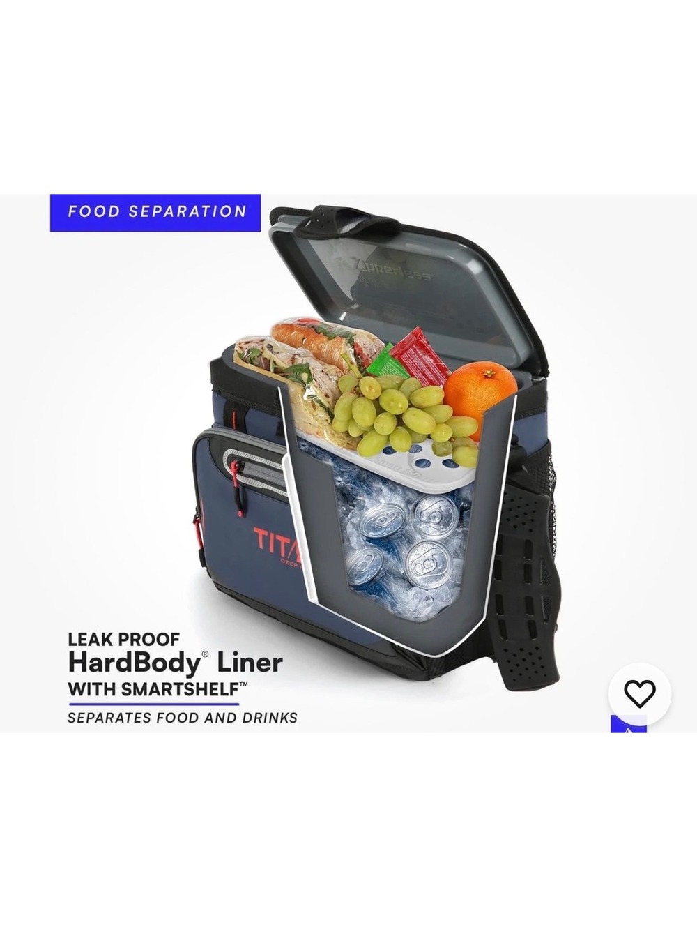 Titan freezer bag for cans Arctic Zone Titan Deep Freeze hardbody Cooler wi